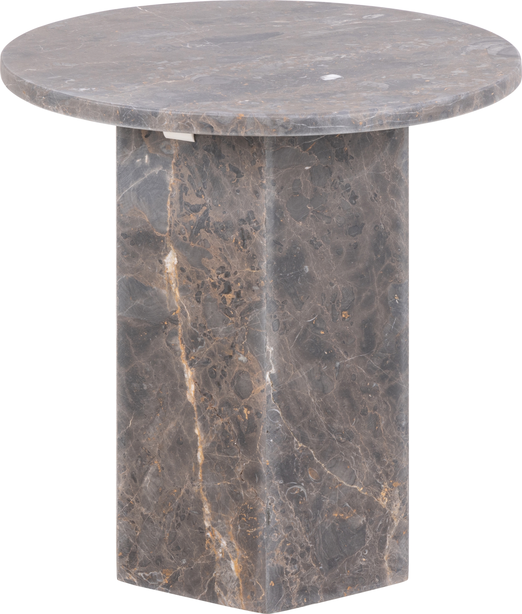 Naxos bijzettafel �50 cm - Bruin