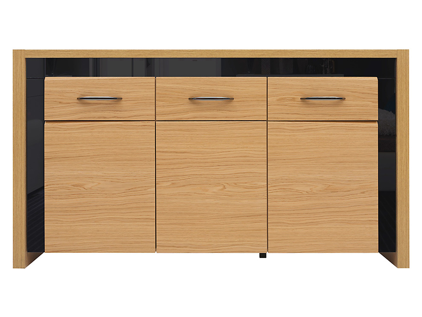Manilla sideboard - Ek/svart