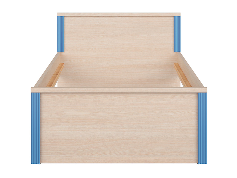 Lindby sängram - Ek/blå Lindby sängram - Ek/blå