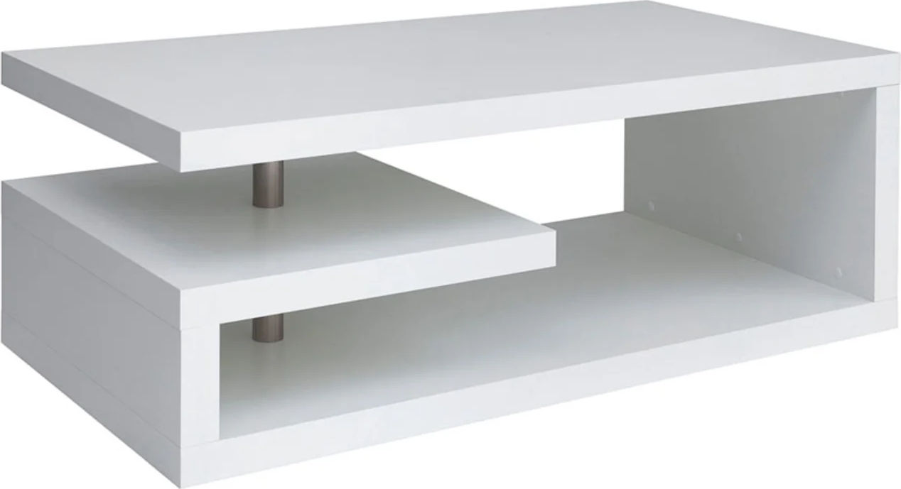 Glimp soffbord 120 x 60 cm - Vit