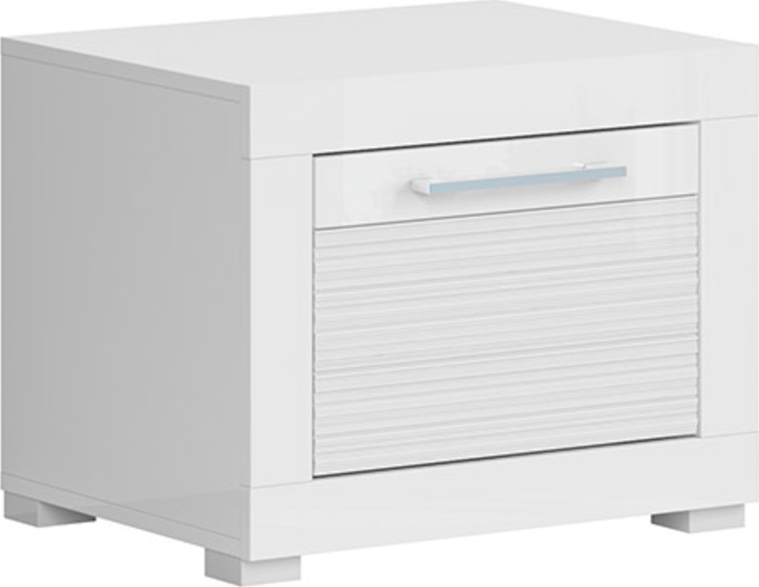 Flames nachtkastje - Wit
