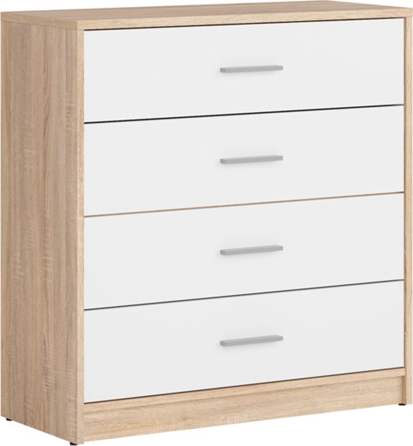 Nepo Plus byrå - Sonoma ek/vit Nepo Plus byrå - Sonoma ek/vit