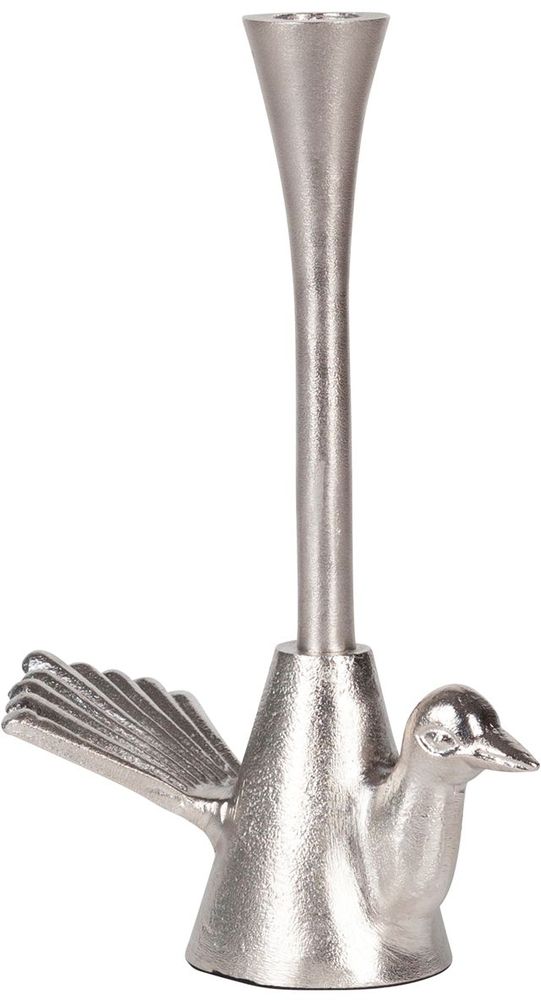 Ljusstake Deco hög - Silver Ljusstake Deco hög - Silver