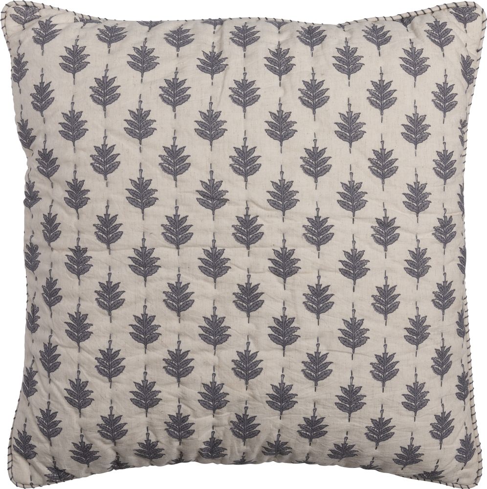 Fancy kussenhoes - Wit/blauw