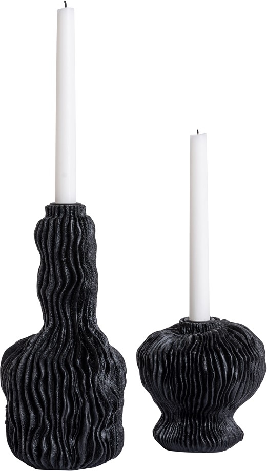 Bonnie kandelaar - Zwart