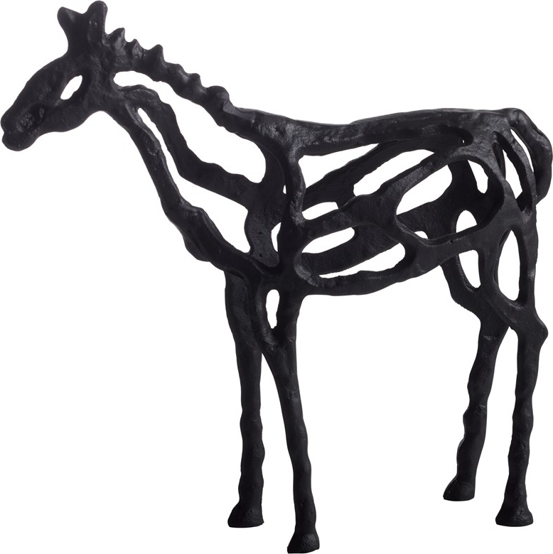 Knoopdecoratie 35 x 37 x 10 cm - Zwart