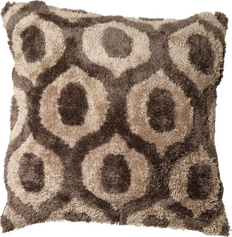 Polini kussenhoes 45 x 45 cm - Bruin/Beige