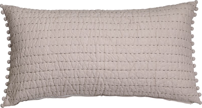 Mika kussenhoes 50 x 90 cm - Linnen beige Mika kussenhoes 50 x 90 cm - Linnen beige