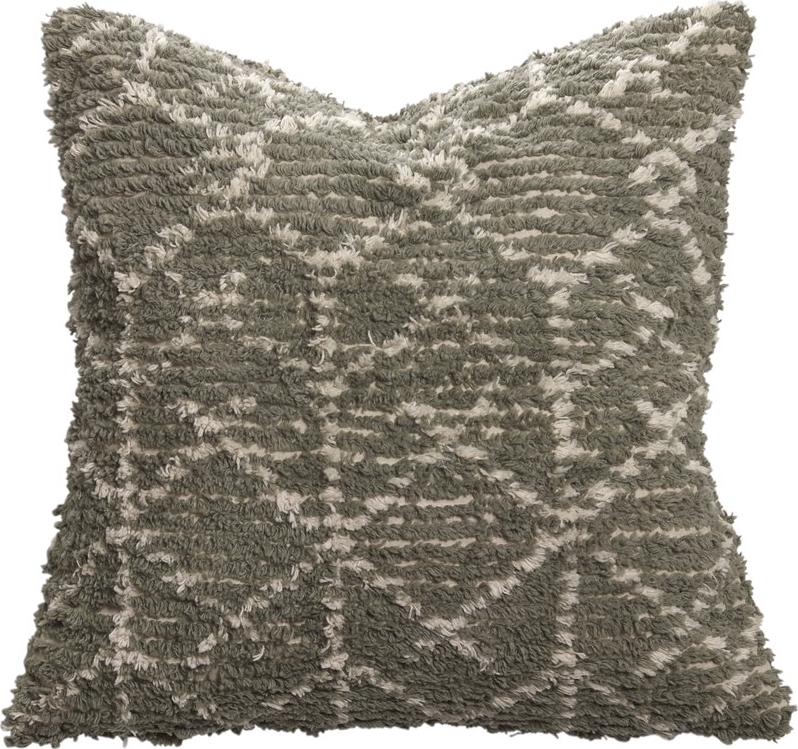 Rune kuddfodral 50 x 50 cm - Gr�n/Creme