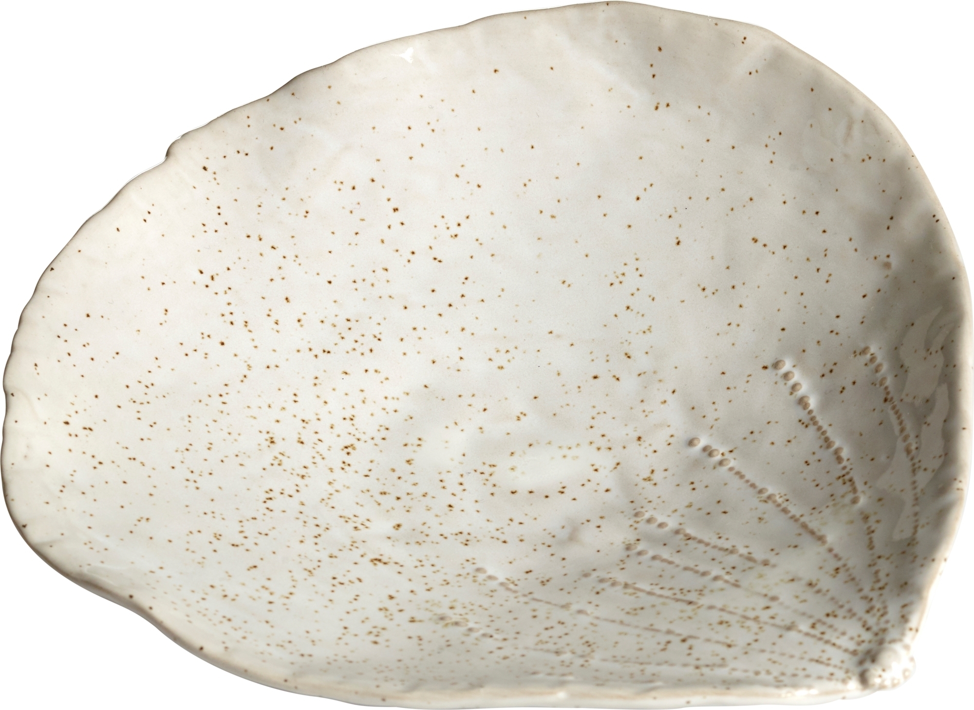 Maritza schaal 17 x 16 cm - Cr�me