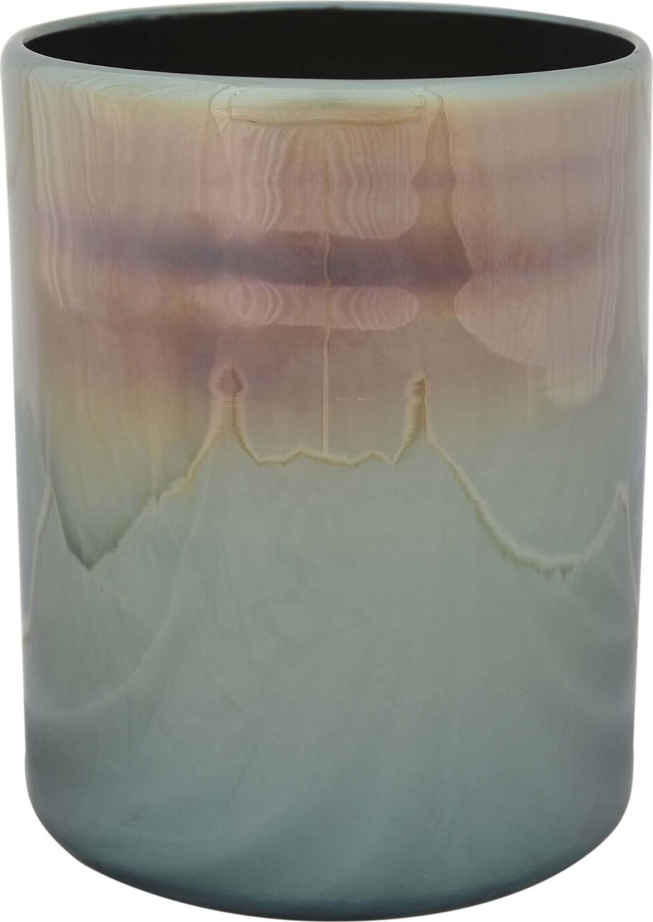 Ocean vaas groot - Grijs metallic