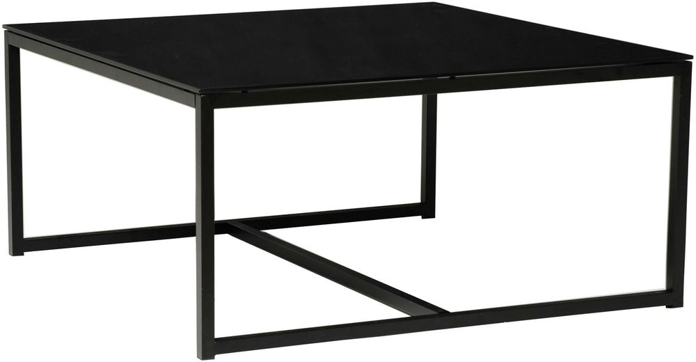 Pierre soffbord 100 x 100 cm - Svart