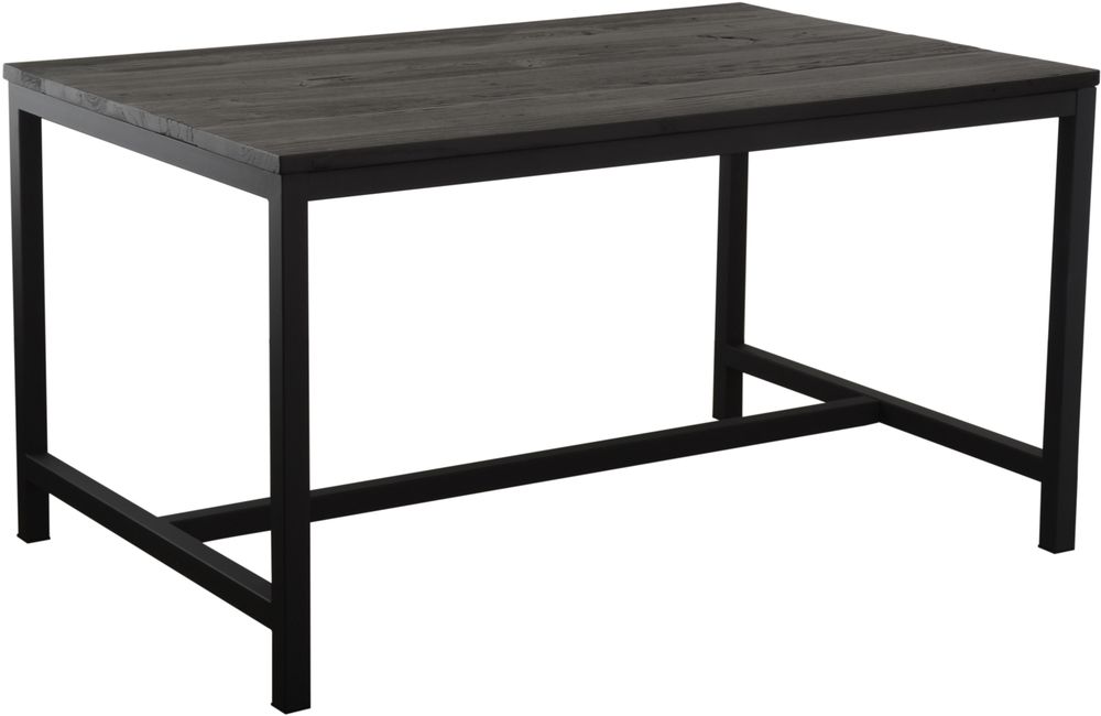 Holmstorp matbord 140 cm - Svartlackad alm