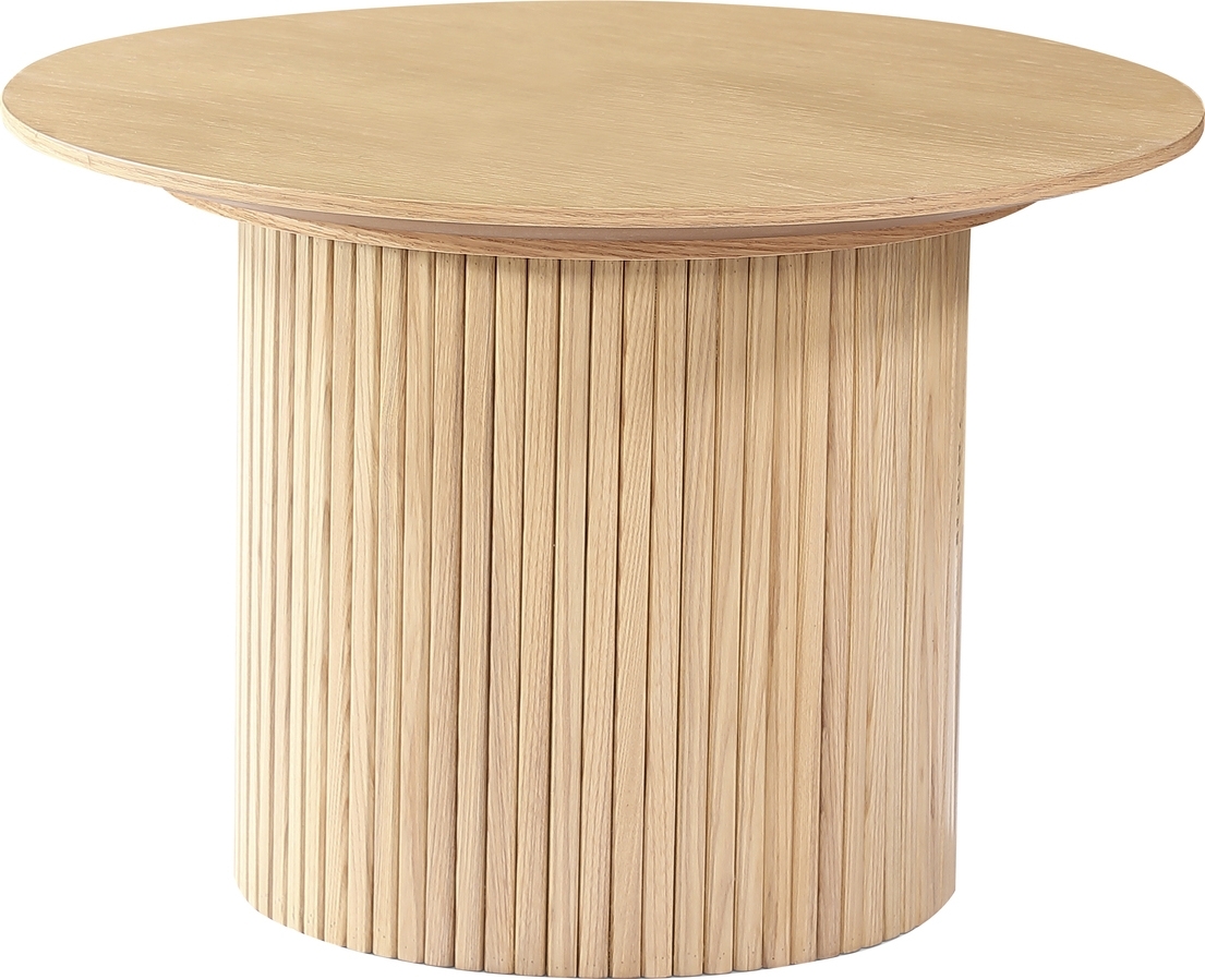 Scarlett soffbord �60 cm - Vitpigmenterad ek