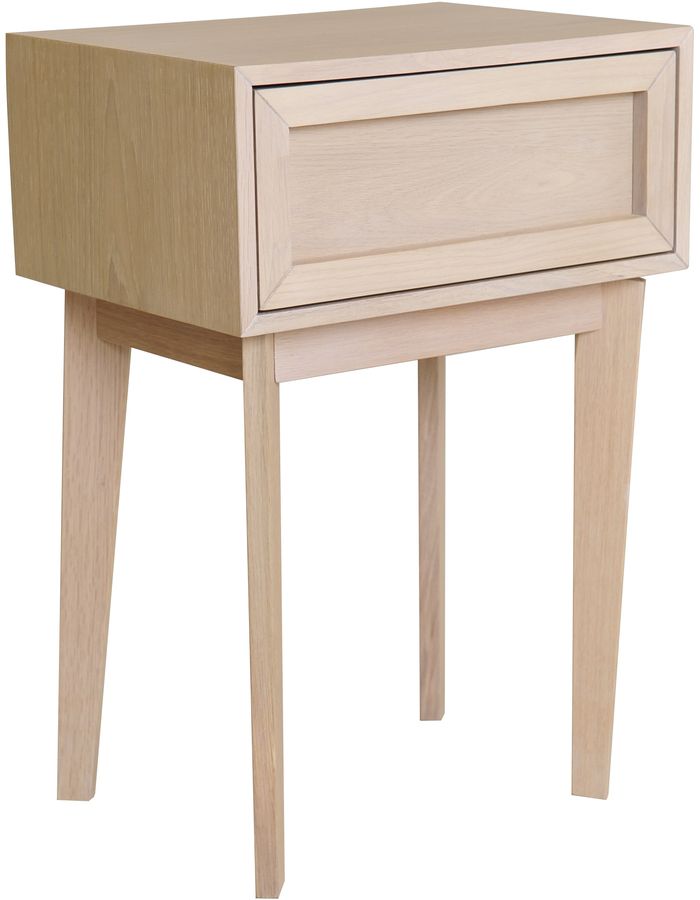 Isak nachtkastje - Wit gepigmenteerd eikenfineer Isak nachtkastje - Wit gepigmenteerd eikenfineer