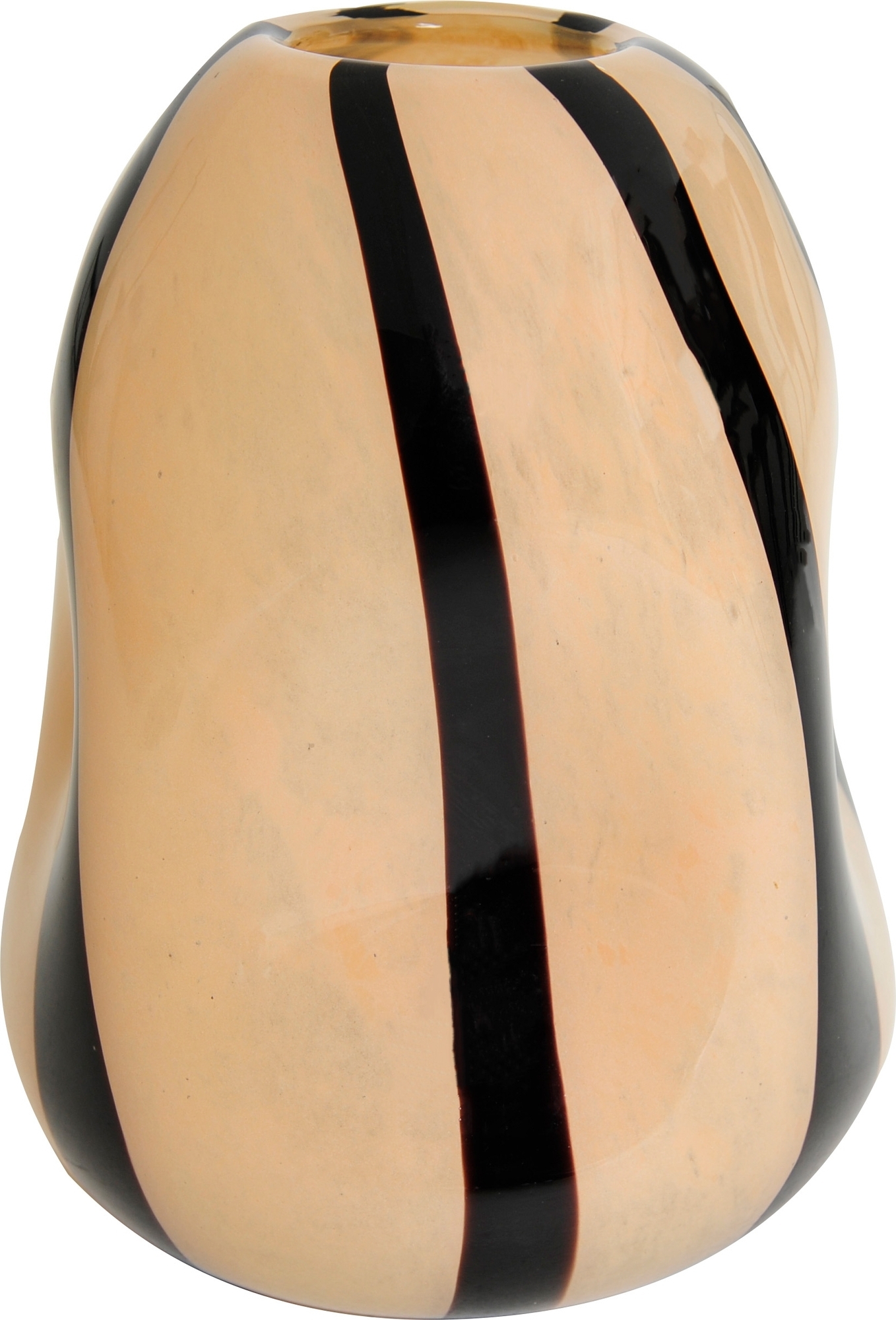 Metina glasvas - Beige/svart