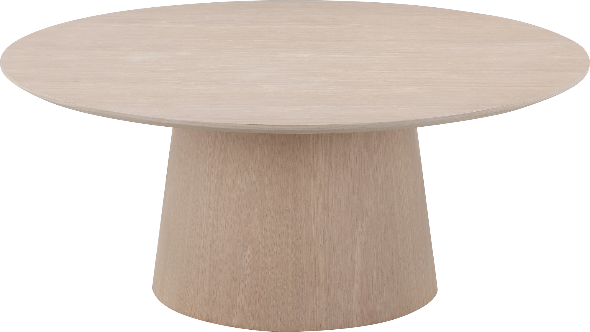 H�vik soffbord �100 cm - Vitpigmenterad ek