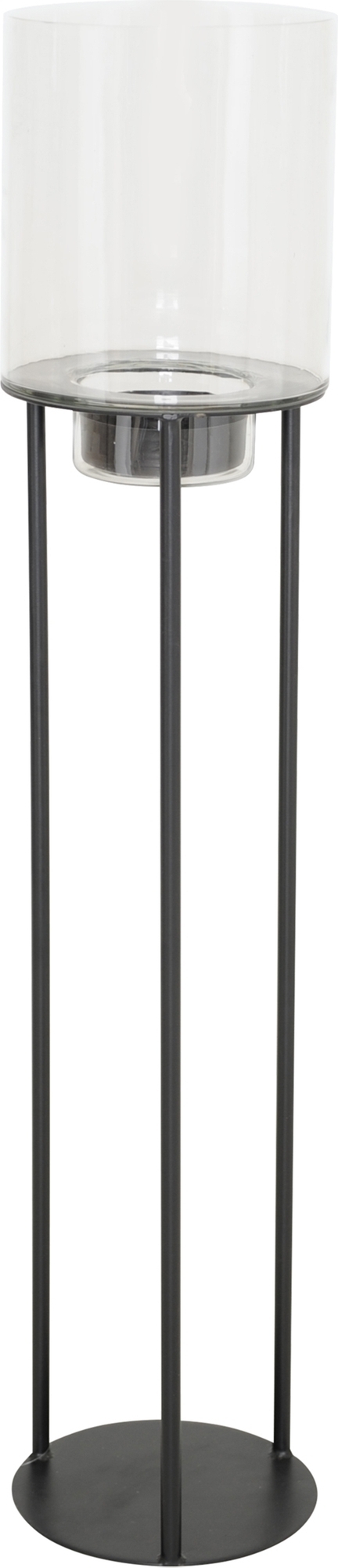 Agadir ljuslykta - Svart