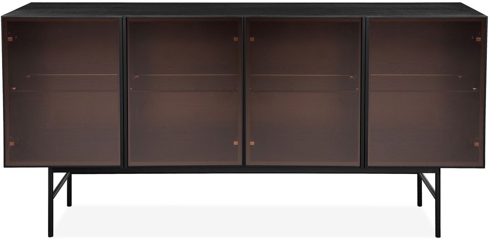 Sterling dressoir - Zwart essenfineer Sterling dressoir - Zwart essenfineer