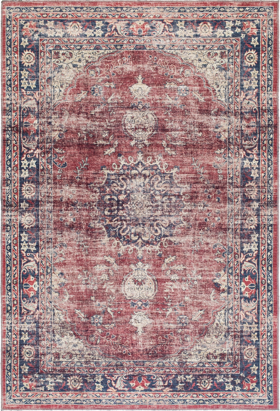 Adana Afghan bomullsmatta Röd Adana Afghan bomullsmatta Röd