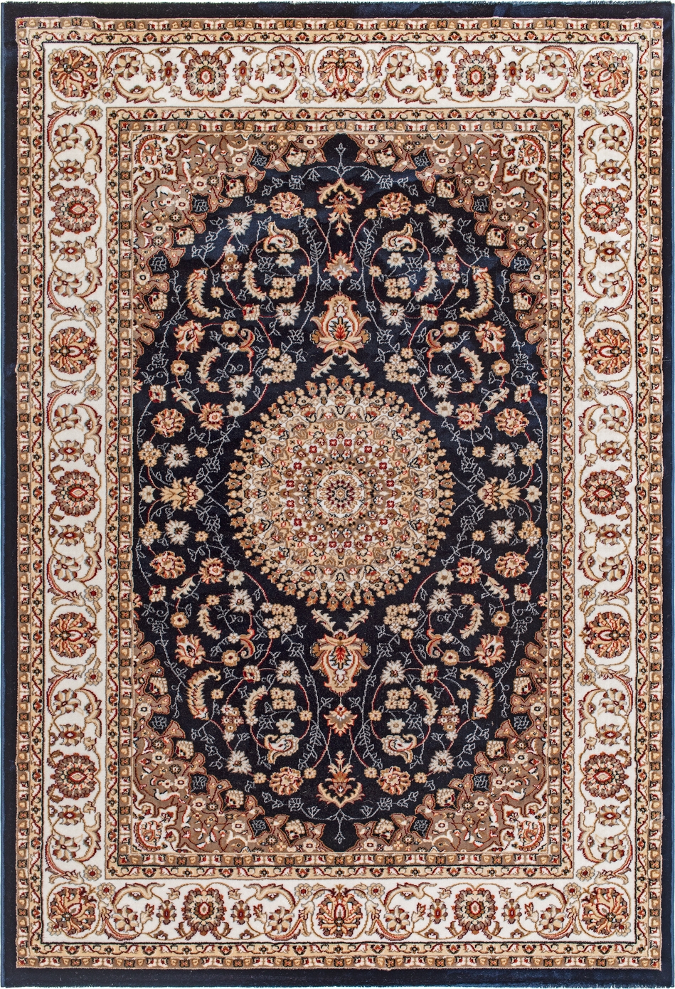 Dubai Medallion Wilton tapijt Blauw