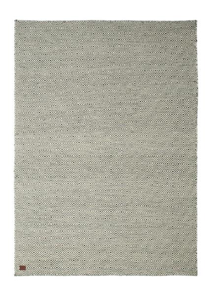 Handgeweven vloerkleed Toby - Olijfgroen