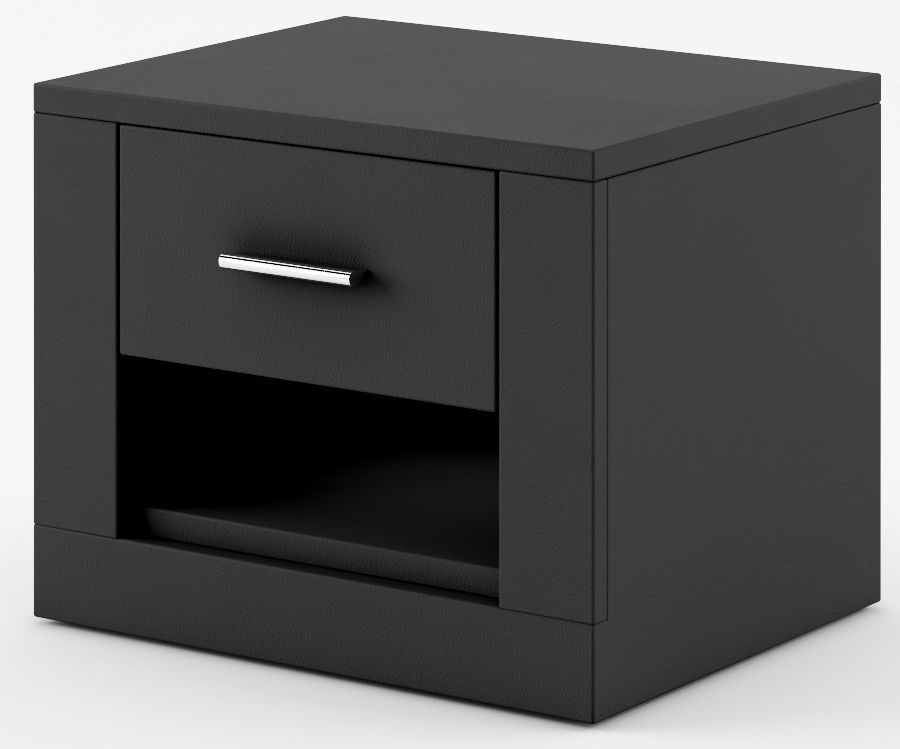 Mervyn nachtkastje - Zwart