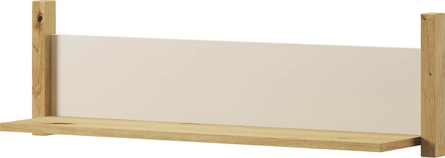Lenny wandplank - Ambachtelijk eiken/beige/truffel Lenny wandplank - Ambachtelijk eiken/beige/truffel