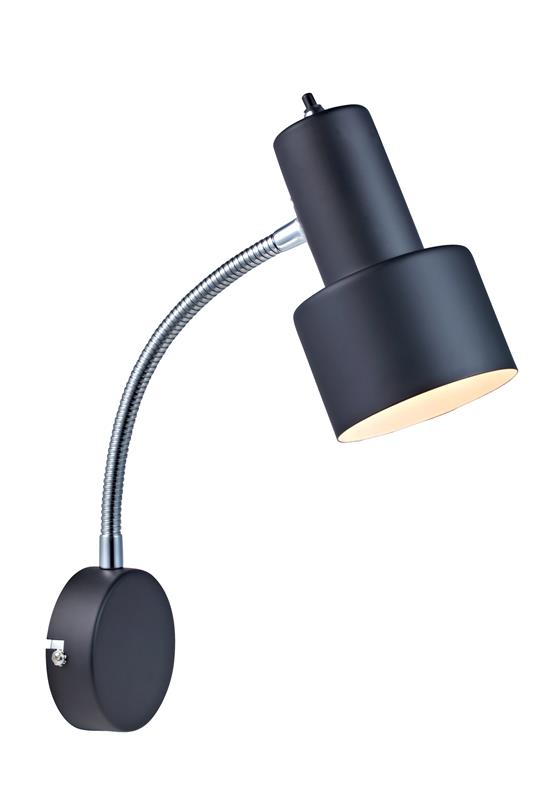 Glommen Vägglampa - Svart Glommen Vägglampa - Svart