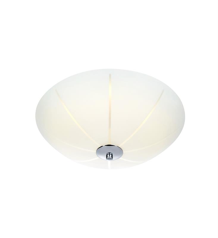 Nazca Taklampa 35 - Vit/Krom