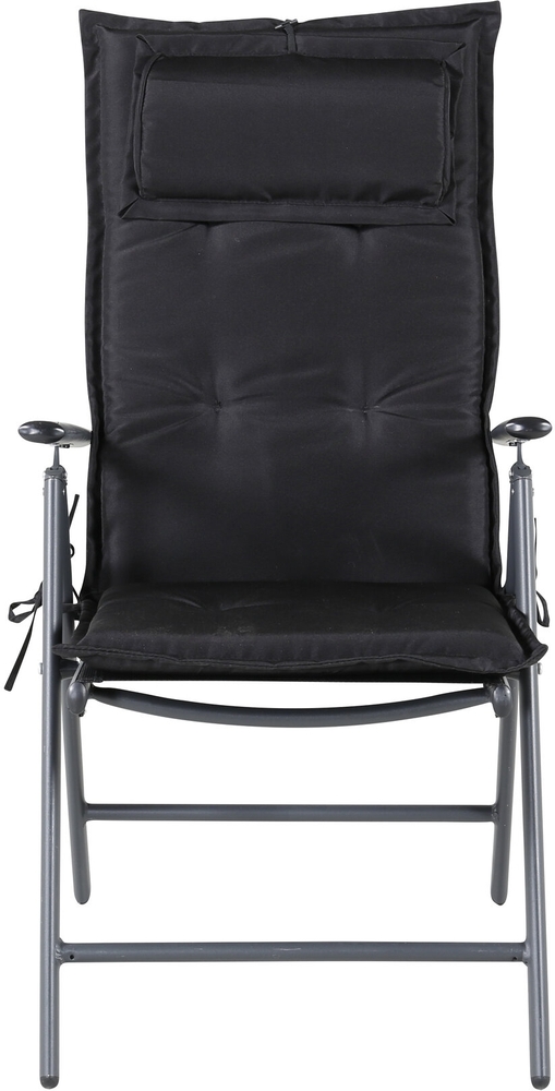 Home dyna 5-positioners med huvudkudde - Svart