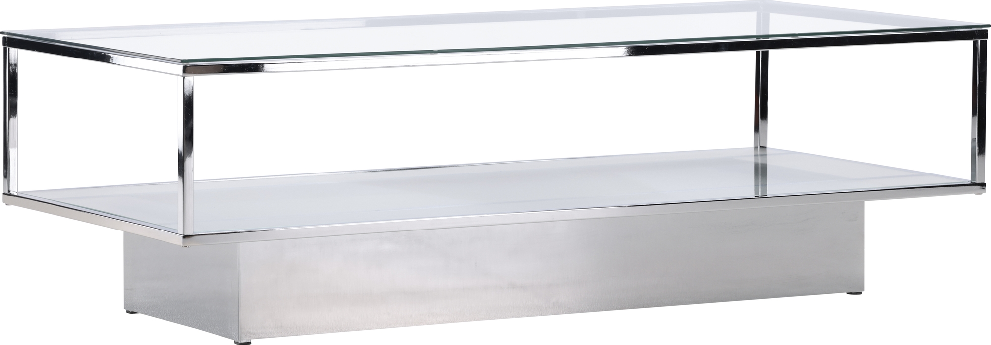 Maglehem soffbord 130 x 60 cm - Silver Maglehem soffbord 130 x 60 cm - Silver