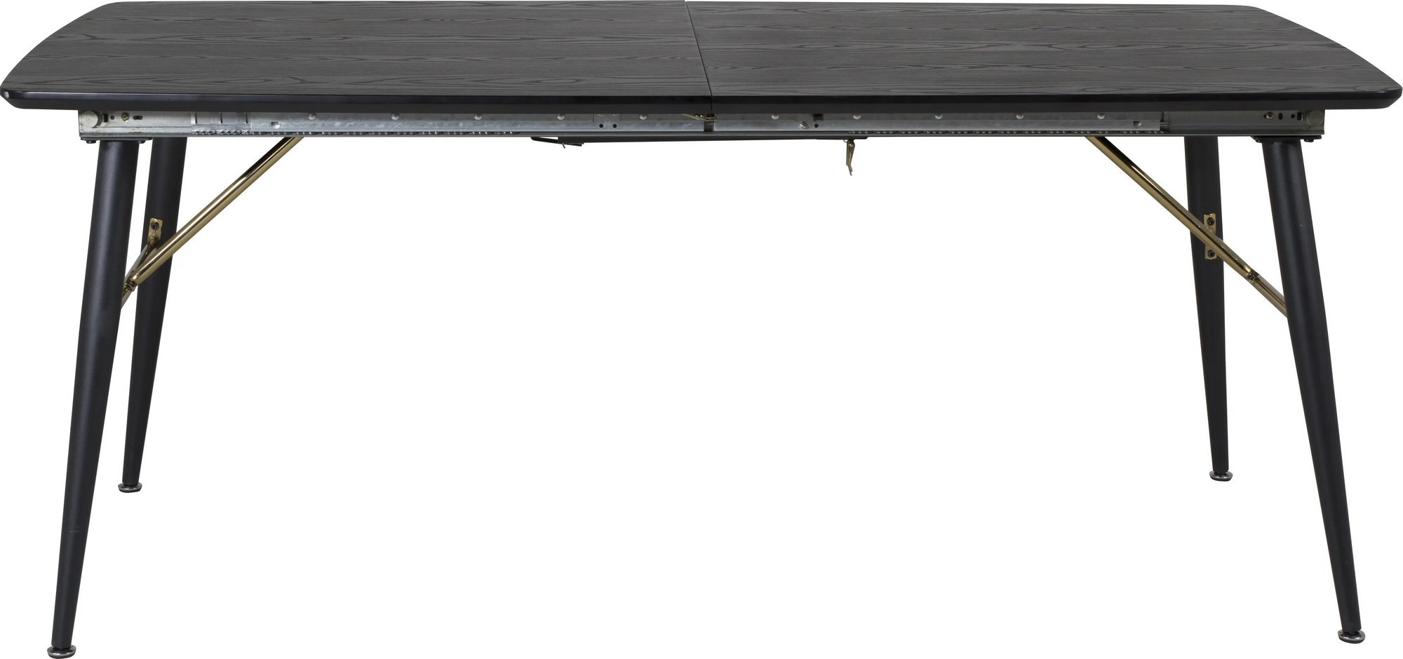 Ansmark matbord 180-220 cm - Svart