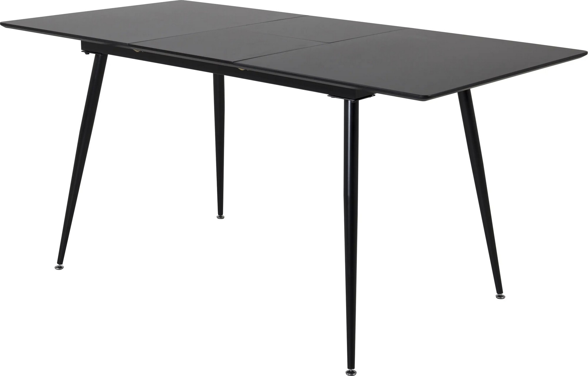 Spisa matbord 120-160 cm - Svart