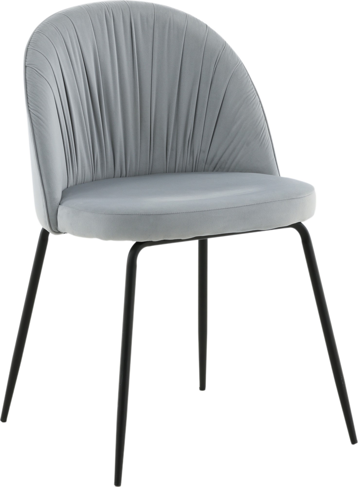 Rynkeby matstol - Grå sammet Rynkeby matstol - Grå sammet