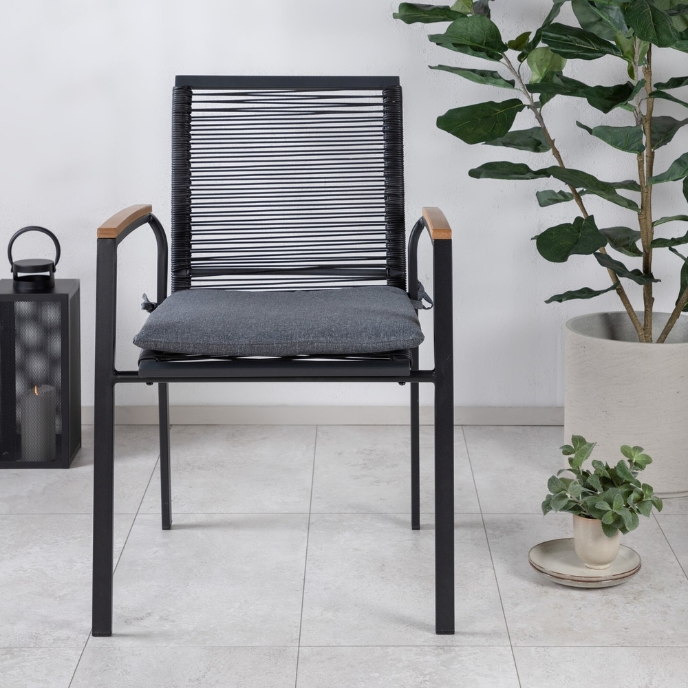 Dallas eetkamerstoel - Zwart