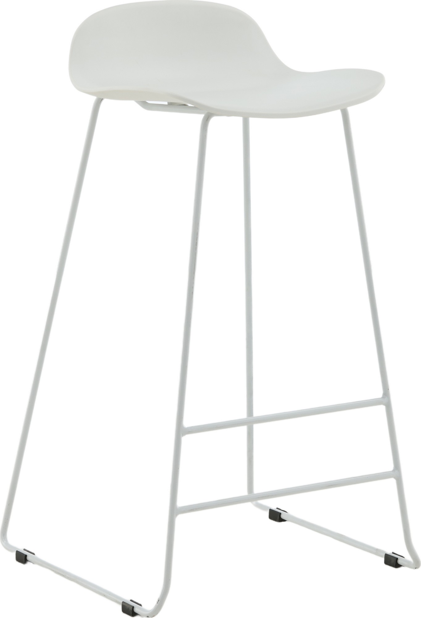 Svall barstol - Vit plast Svall barstol - Vit plast