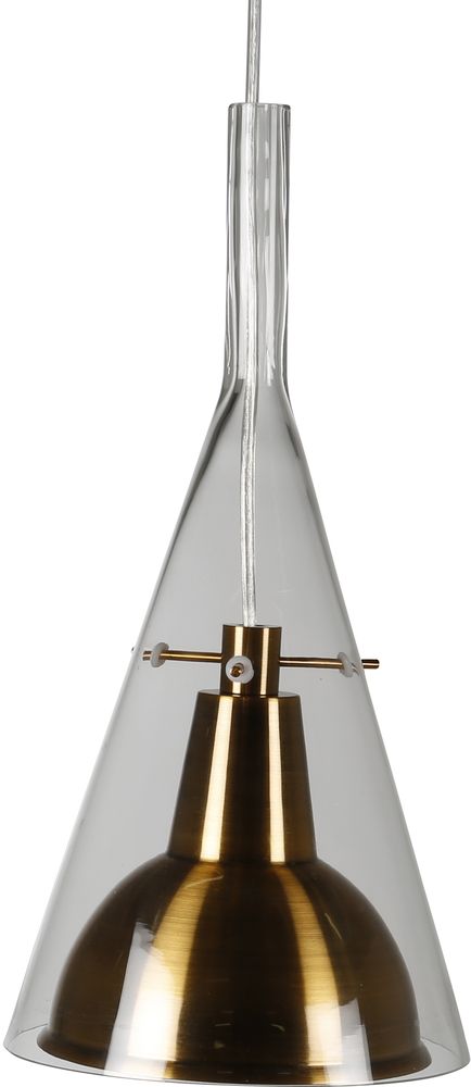 Malmen taklampa - Glas/guldig metall Malmen taklampa - Glas/guldig metall