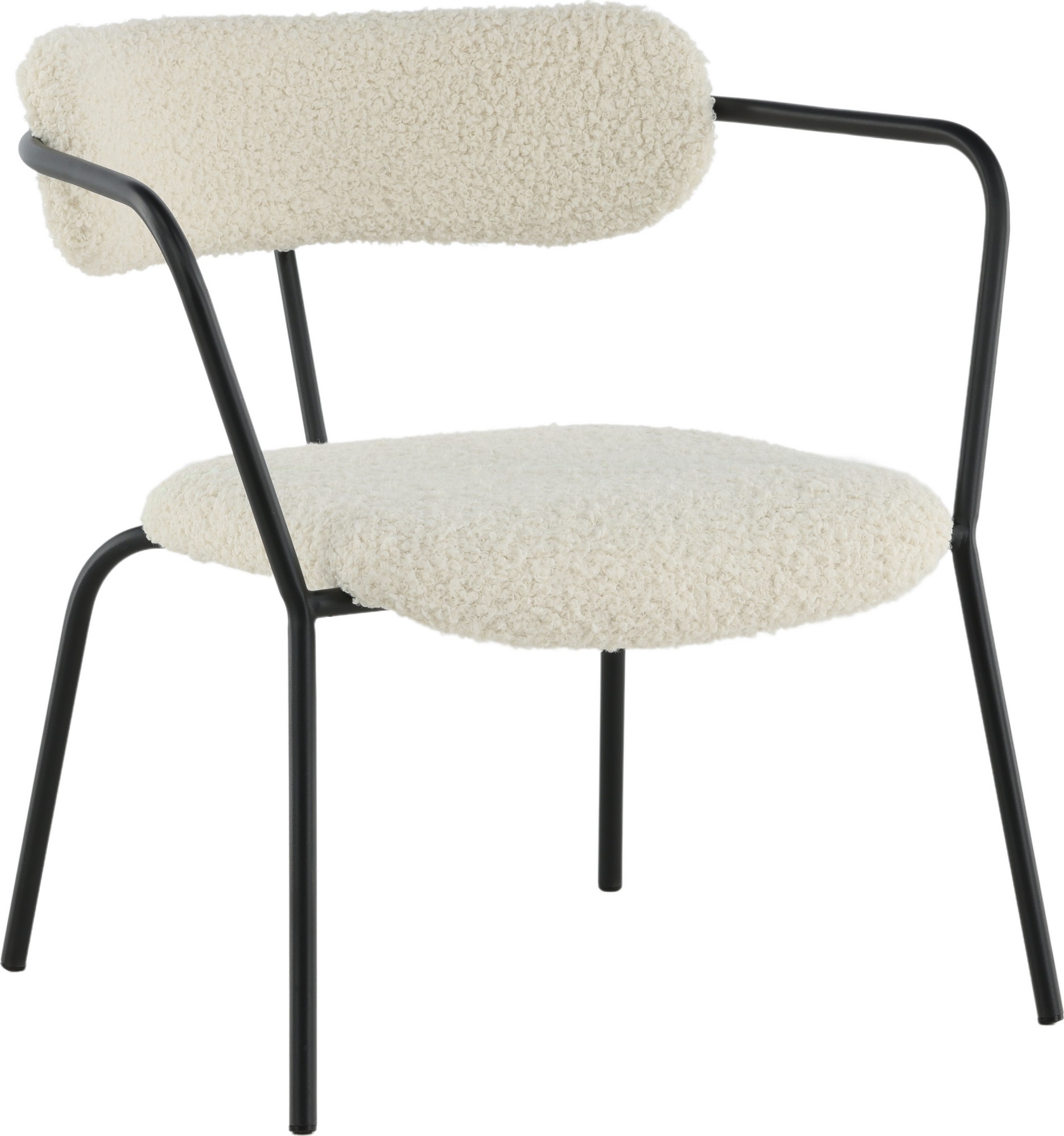 Shaun fauteuil - Witte teddy