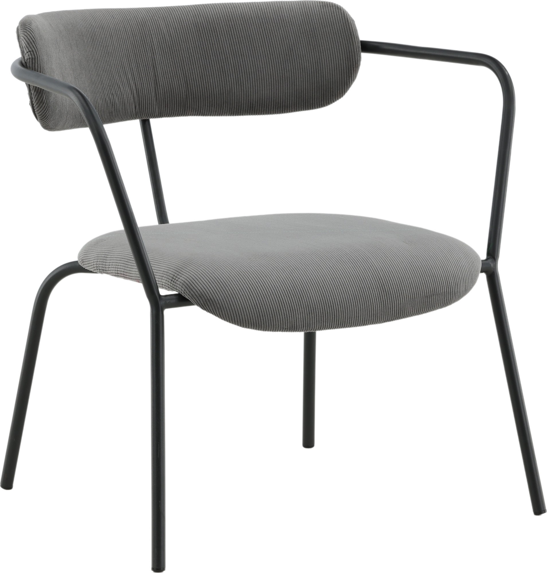 Shaun fauteuil - Grijs corduroy