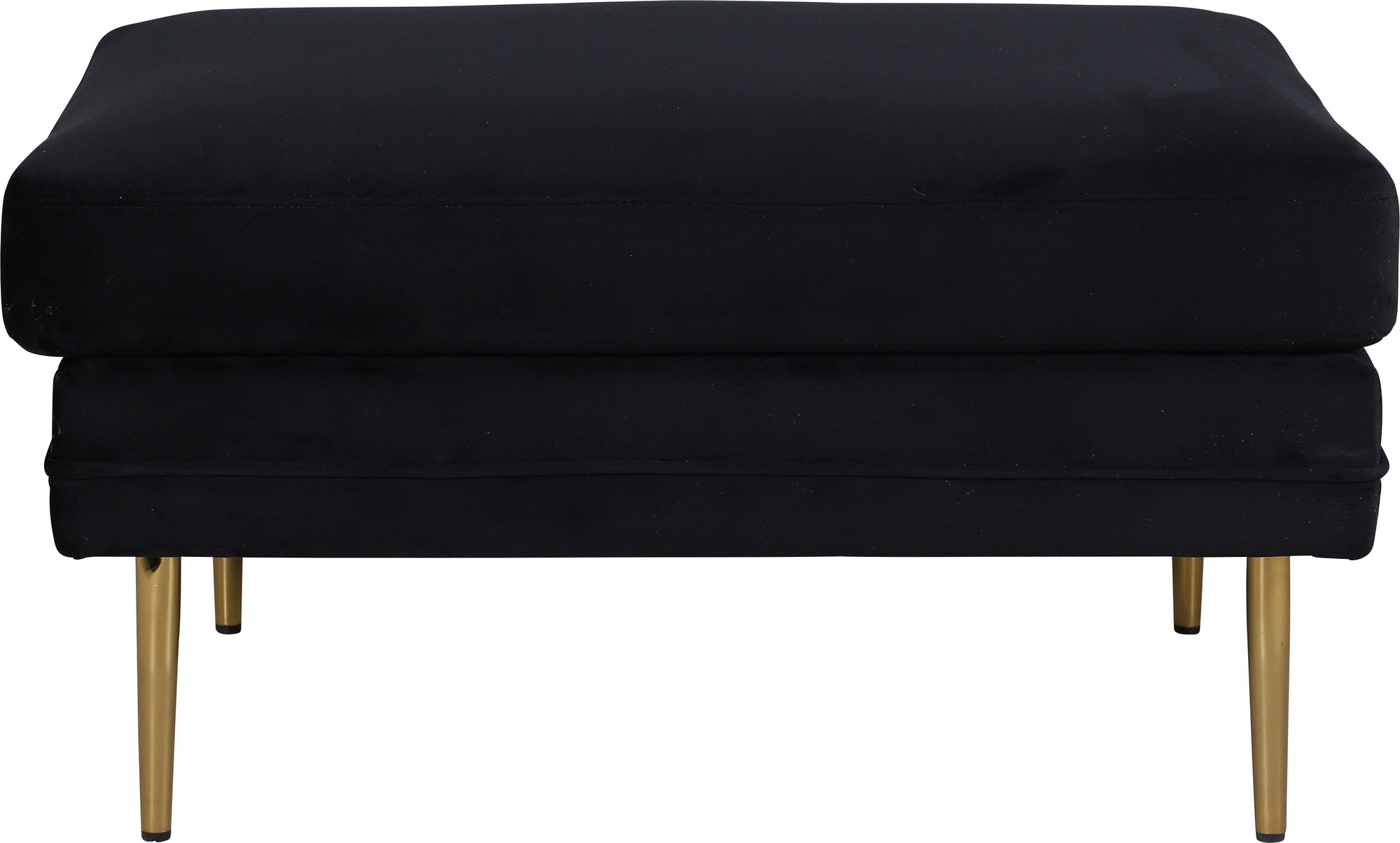 Savanna sittpuff - Svart sammet