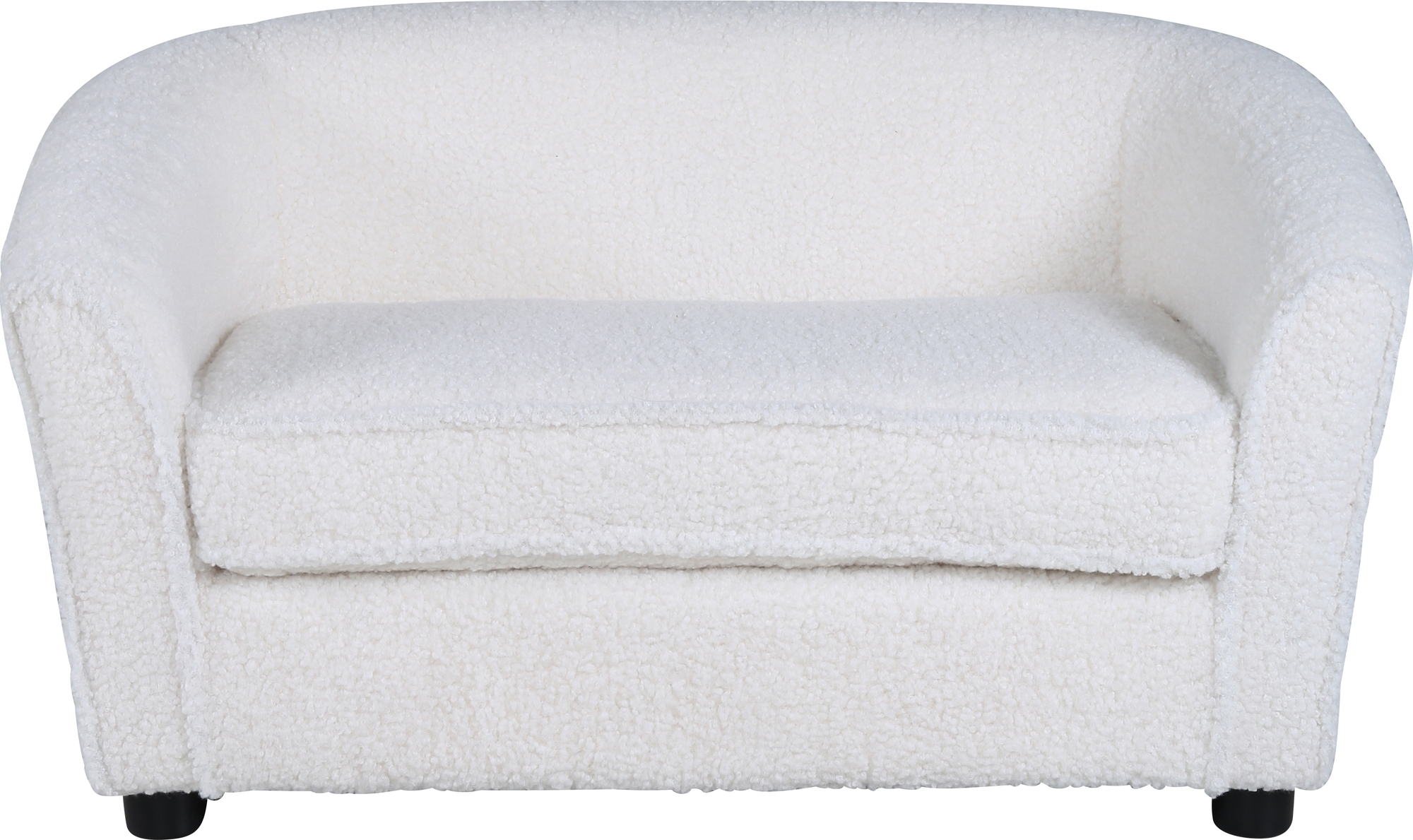 M�na barnsoffa - Vit teddy