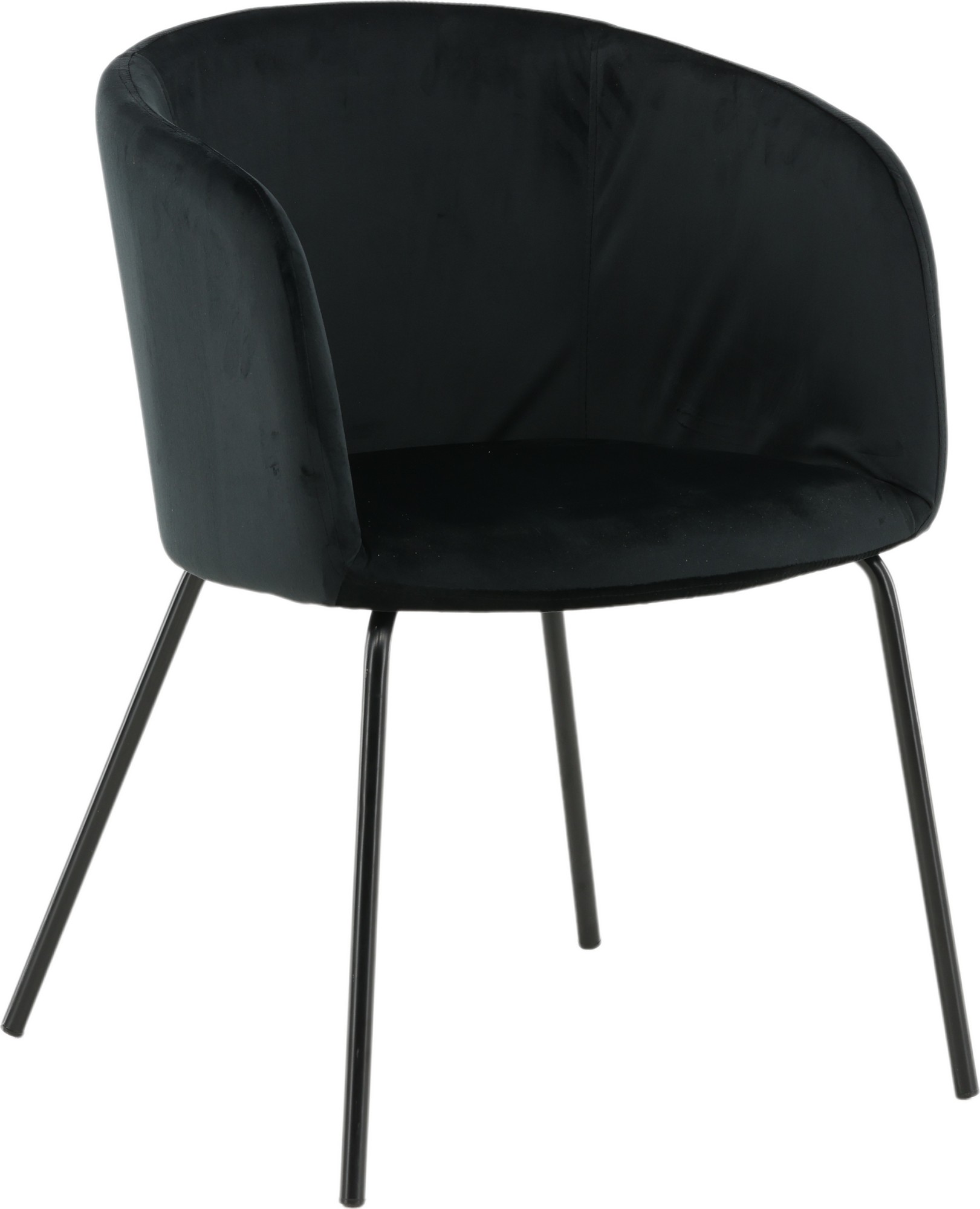 Tiber stol - Svart sammet Tiber stol - Svart sammet