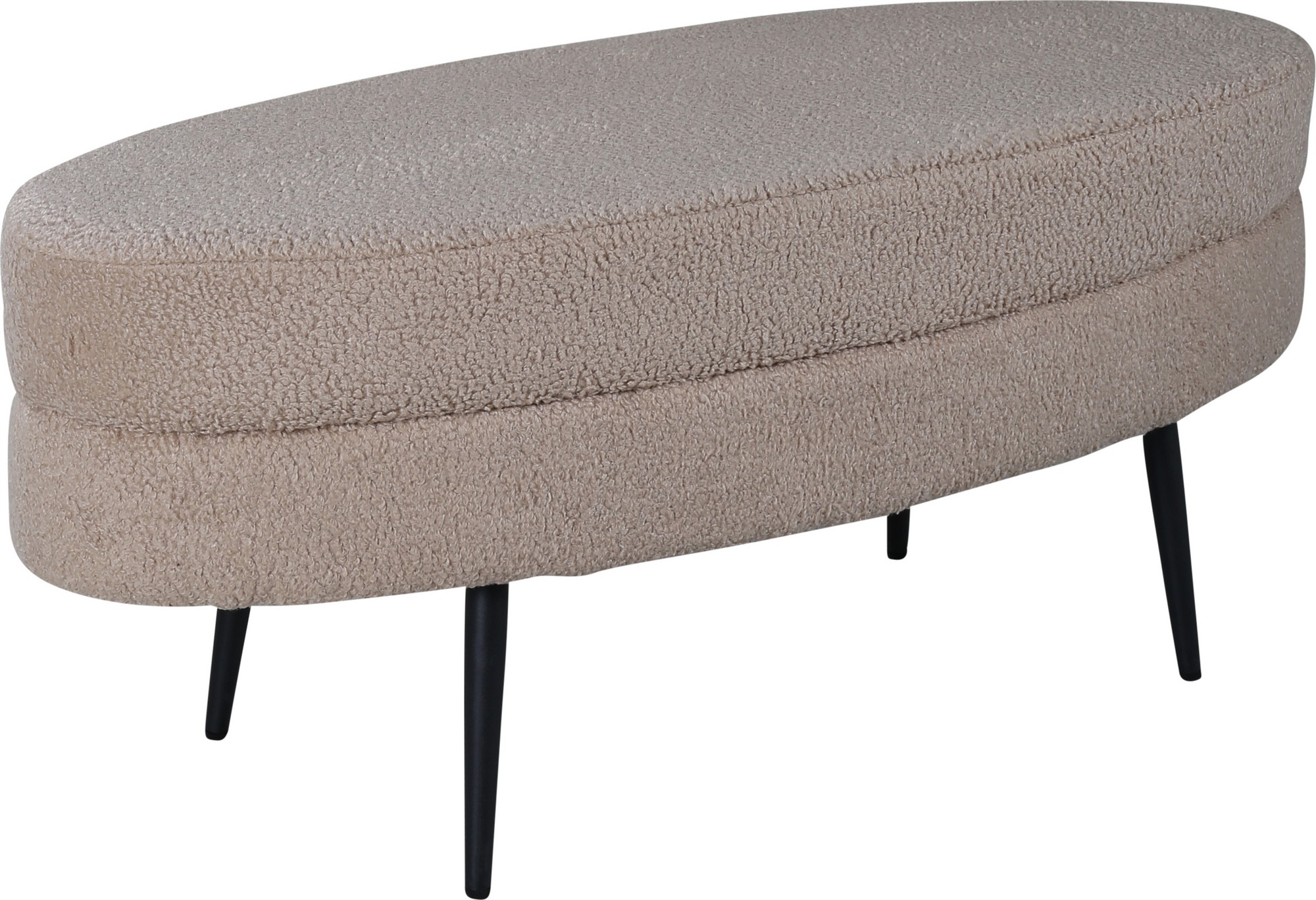 Rino sittpuff - Beige teddy