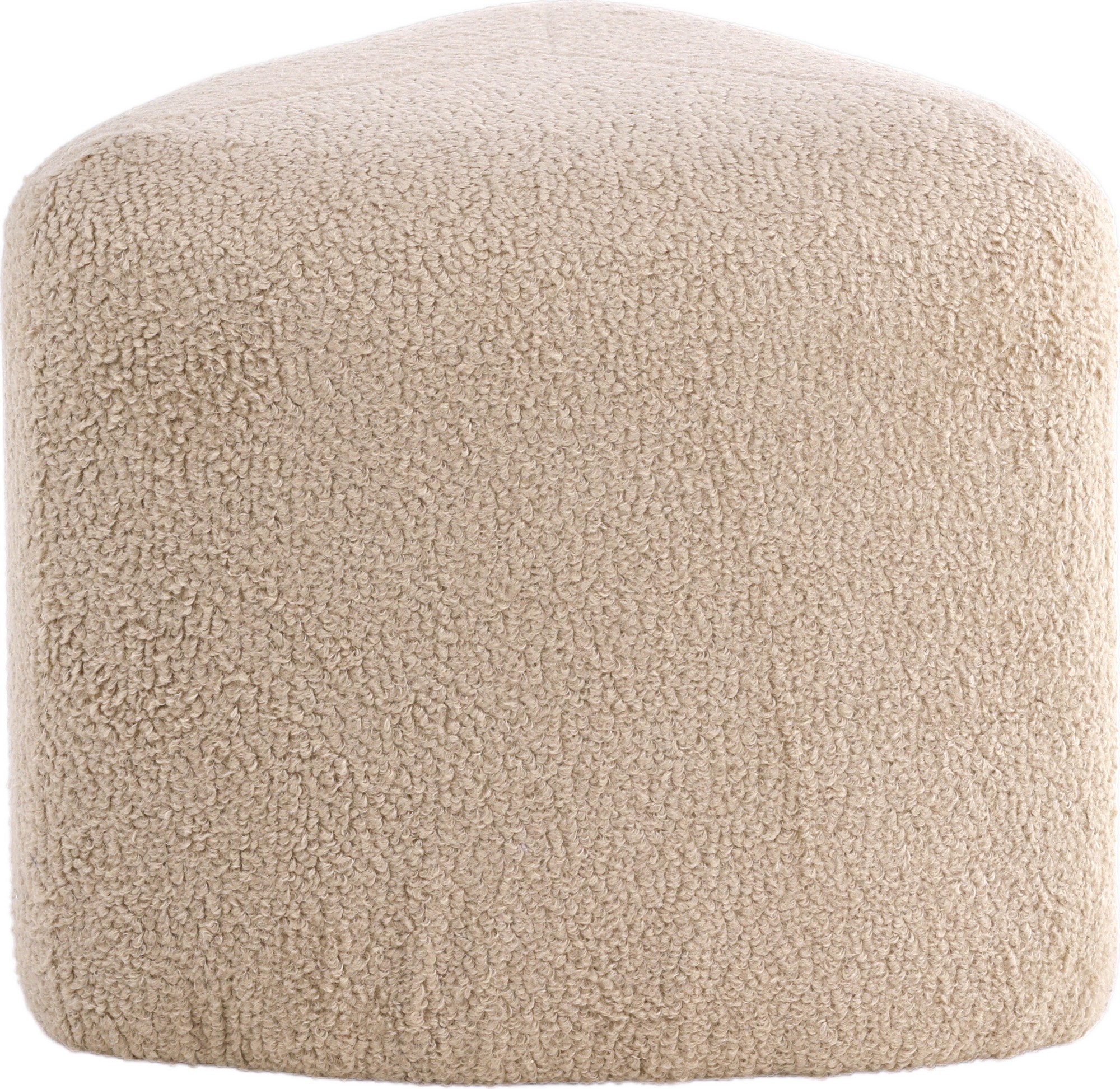 Sittpuff beige teddy