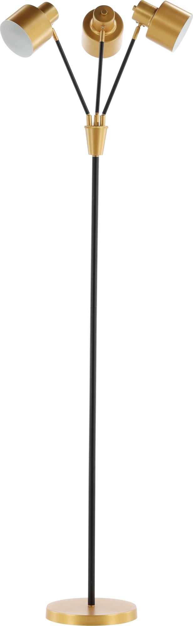 Semafor golvlampa - Svart/mässing Semafor golvlampa - Svart/mässing