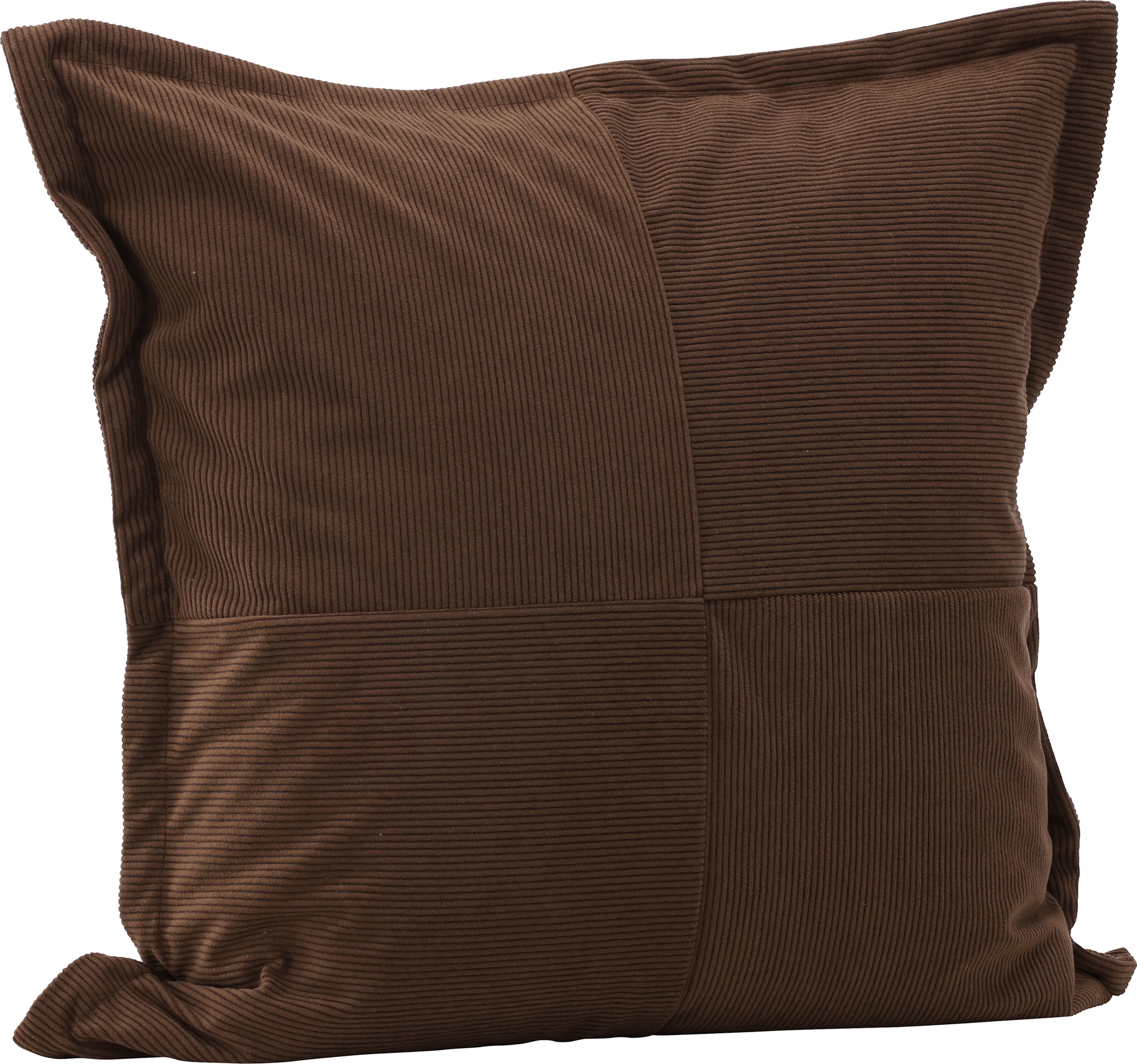 Lykke kussenhoes 50 x 50 cm - Donkerbruin Lykke kussenhoes 50 x 50 cm - Donkerbruin