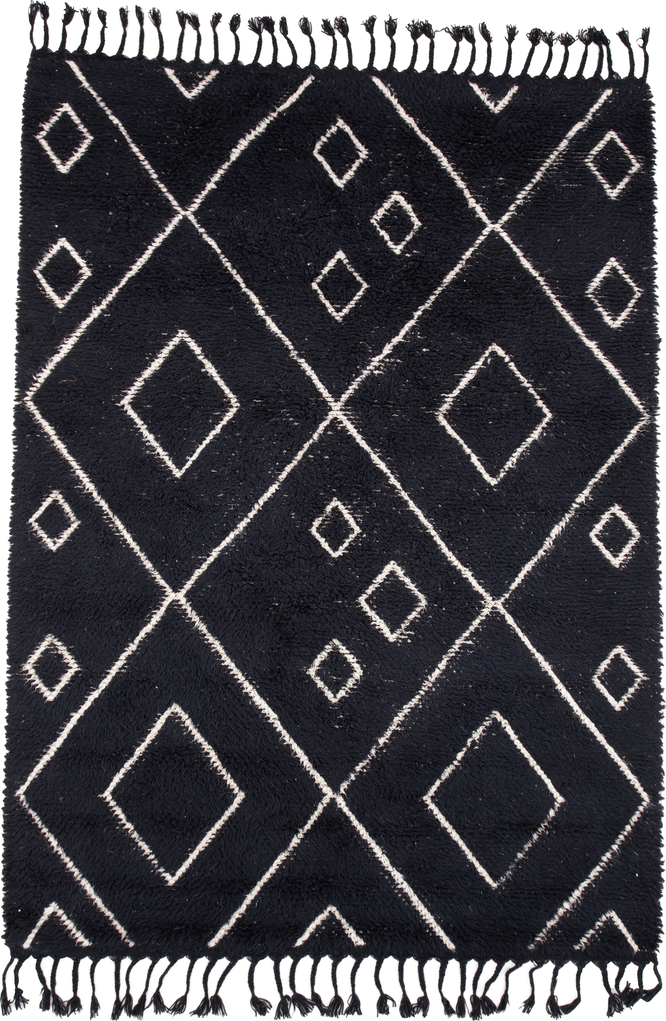 David ullmatta 350 x 250 cm - Svart/vit