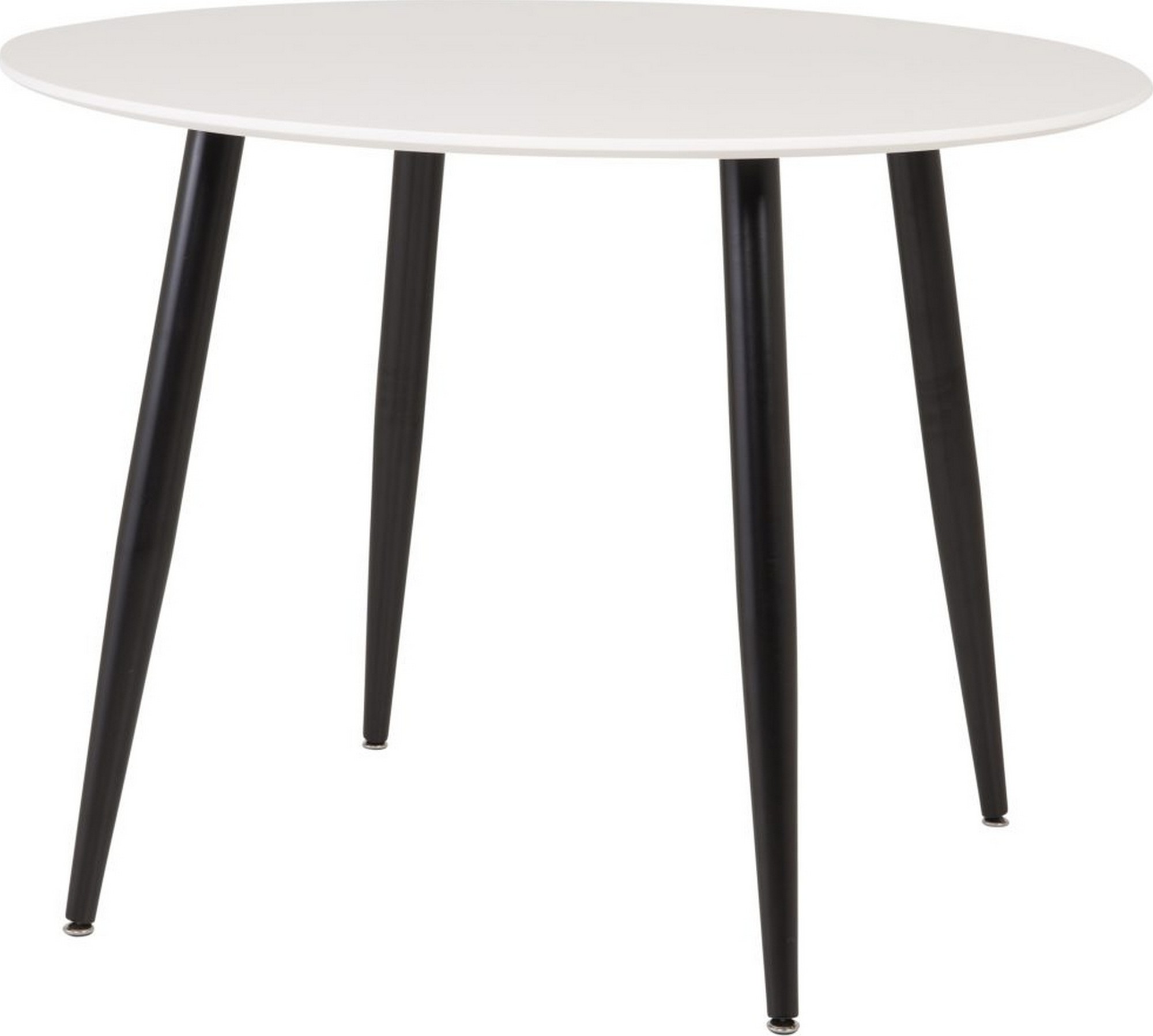 Paradis matbord 100 cm - Vit/svart Paradis matbord 100 cm - Vit/svart