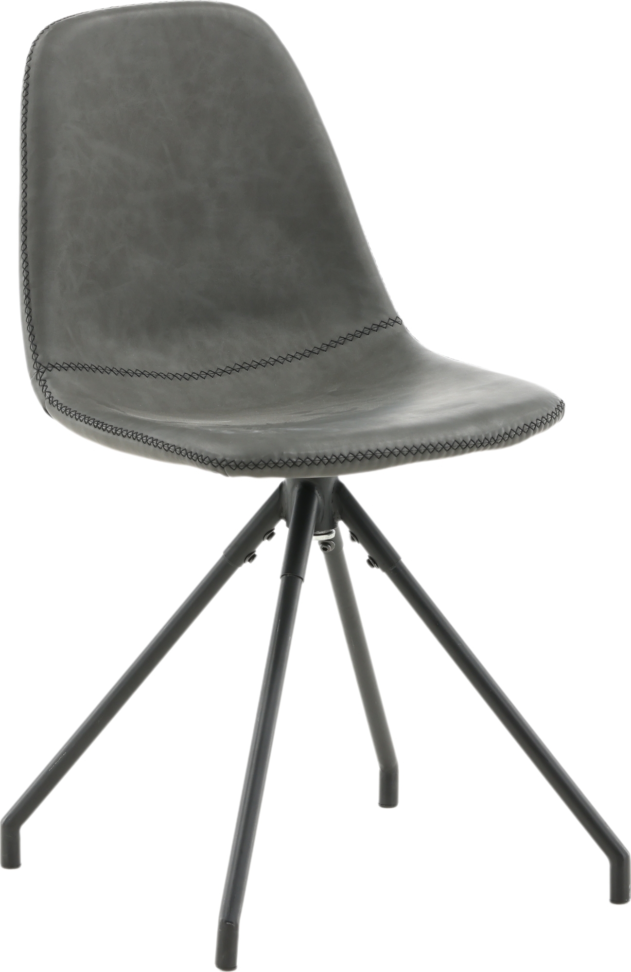 Bridge snurrbar matstol - Svart PU Bridge snurrbar matstol - Svart PU